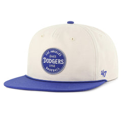 Los Angeles Dodgers '47 Payson Captain Adjustable Hat - Cream - 47 brand Lifestyle