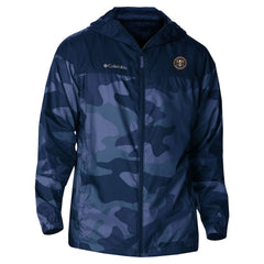 Denver Nuggets Camo Flash Challenger Windbreaker Full-Zip Jacket for sale Navy | Columbia online