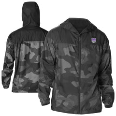 Sacramento Kings Camo Flash Challenger Windbreaker Full-Zip Jacket Black | Columbia Lifestyle
