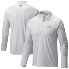 Cleveland Cavaliers Terminal Tackle Raglan Omni-Shade Quarter-Zip Jacket for sale White | Columbia online