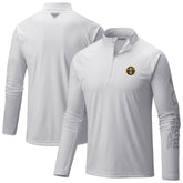 Denver Nuggets Terminal Tackle Raglan Omni-Shade Quarter-Zip Jacket for sale White | Columbia for sale