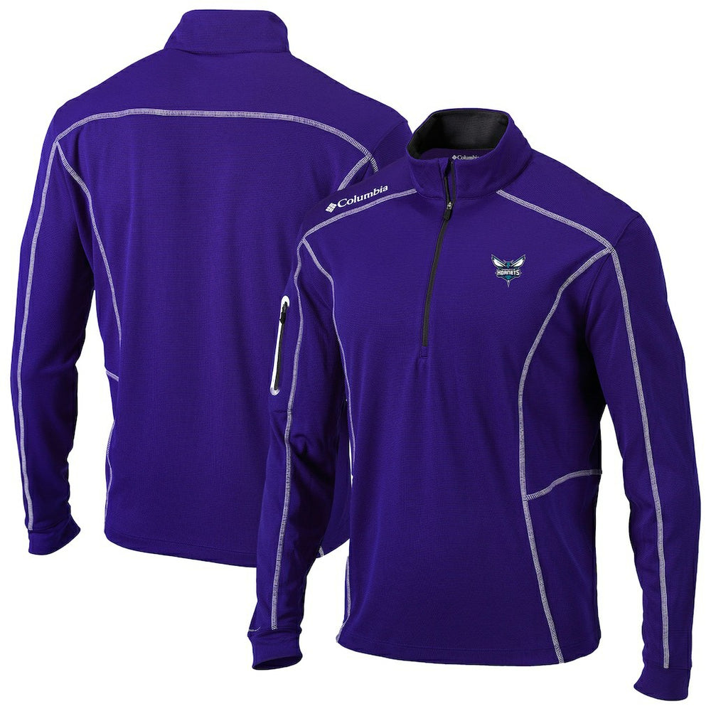 Charlotte Hornets Omni-Wick Shotgun Quarter-Zip Pullover Purple | Columbia US