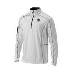 Golden State Warriors Omni-Wick Shotgun Quarter-Zip Pullover for sale White | Columbia