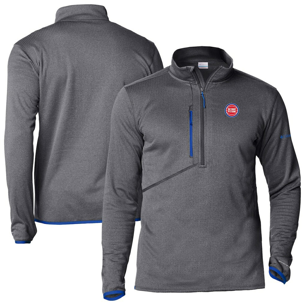 Detroit Pistons Park View Half-Zip Top for sale Gray | Columbia online