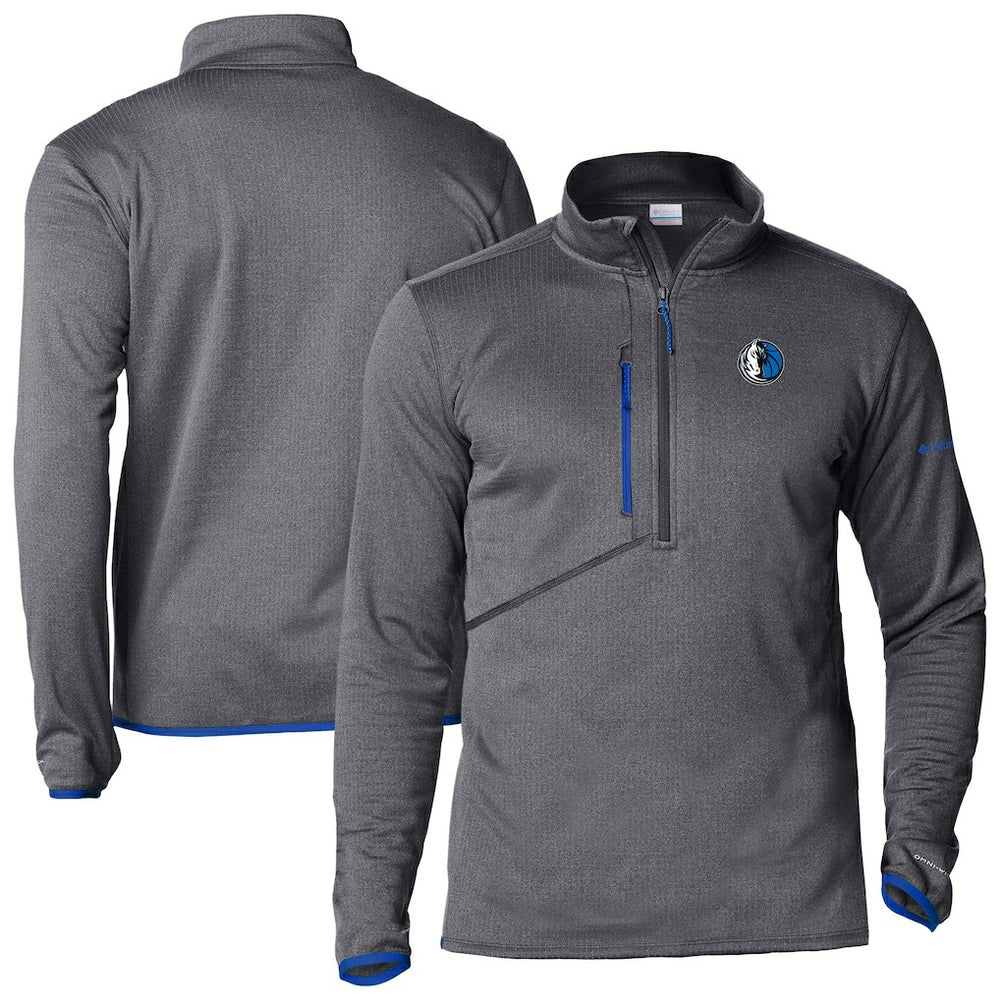 Dallas Mavericks Park View Half-Zip Top for sale Gray | Columbia outlet