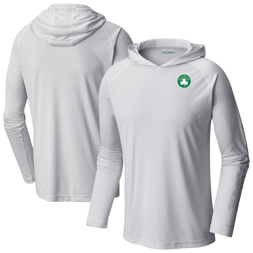Boston Celtics Terminal Tackle Long Sleeve Hoodie T-Shirt White | Columbia Near Me