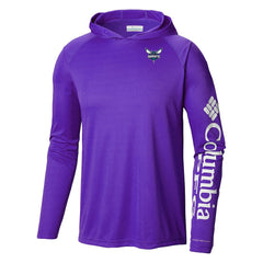Charlotte Hornets Terminal Tackle Long Sleeve Hoodie T-Shirt Purple | Columbia for sale