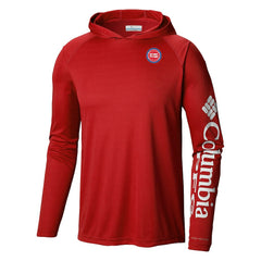 Detroit Pistons Terminal Tackle Long Sleeve Hoodie T-Shirt for sale Red | Columbia