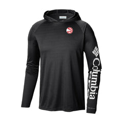 Atlanta Hawks Terminal Tackle Long Sleeve Hoodie T-Shirt Black | Columbia outlet