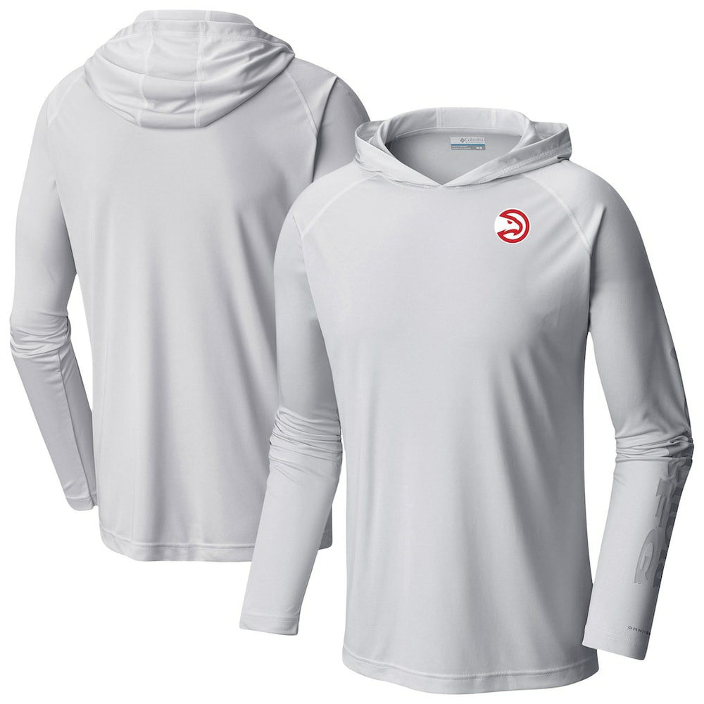 Atlanta Hawks Terminal Tackle Long Sleeve Hoodie T-Shirt White | Columbia for sale
