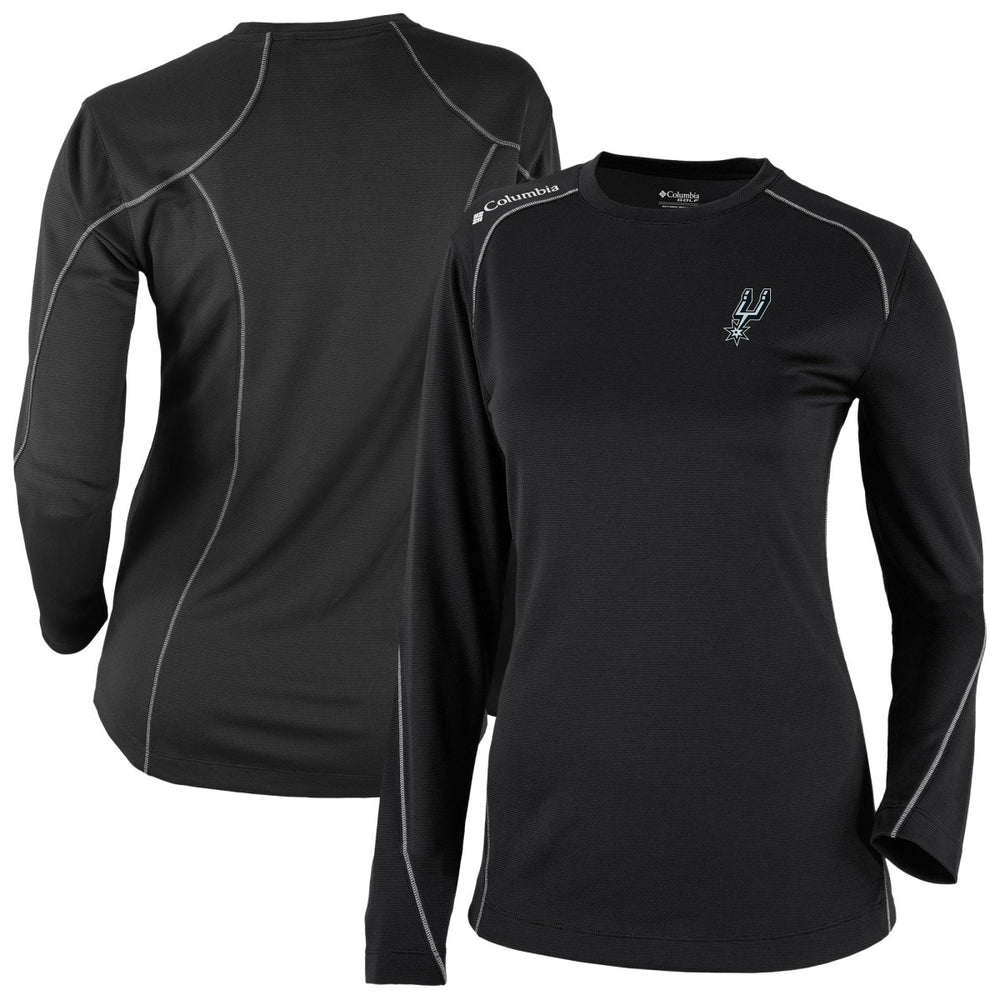 San Antonio Spurs Women's Omni-Wick Shotgun Pullover Top Black | Columbia outlet