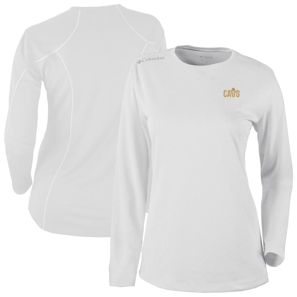 Cleveland Cavaliers Women's Omni-Wick Shotgun Pullover Top for sale White | Columbia
