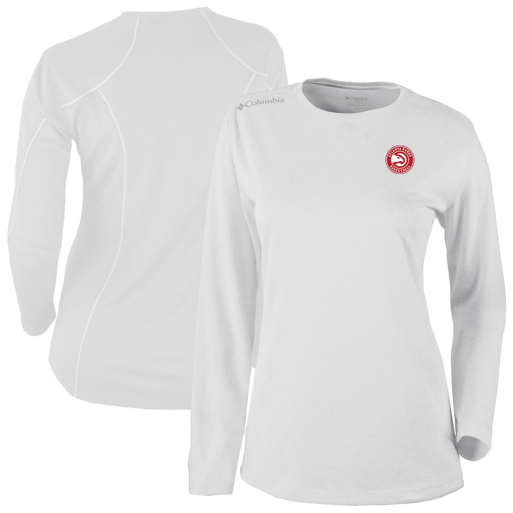 Atlanta Hawks Women's Omni-Wick Shotgun Pullover Top White | Columbia Lifestyle