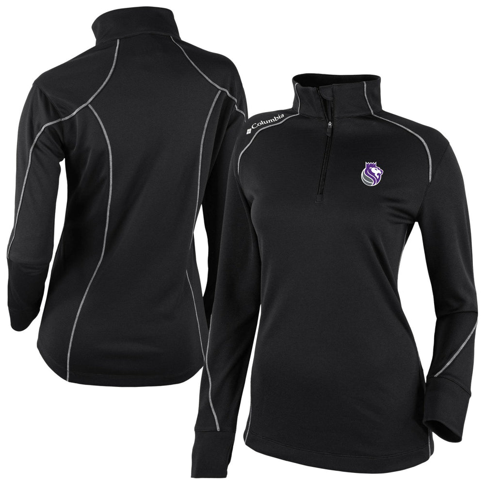 Sacramento Kings Women's Omni-Wick Shotgun 2.0 Quarter-Zip Pullover Top Black | Columbia discount
