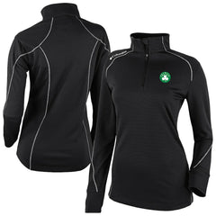 Boston Celtics Women's Omni-Wick Shotgun 2.0 Quarter-Zip Pullover Top Black | Columbia