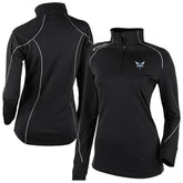 Charlotte Hornets Women's Omni-Wick Shotgun 2.0 Quarter-Zip Pullover Top Black | Columbia discount