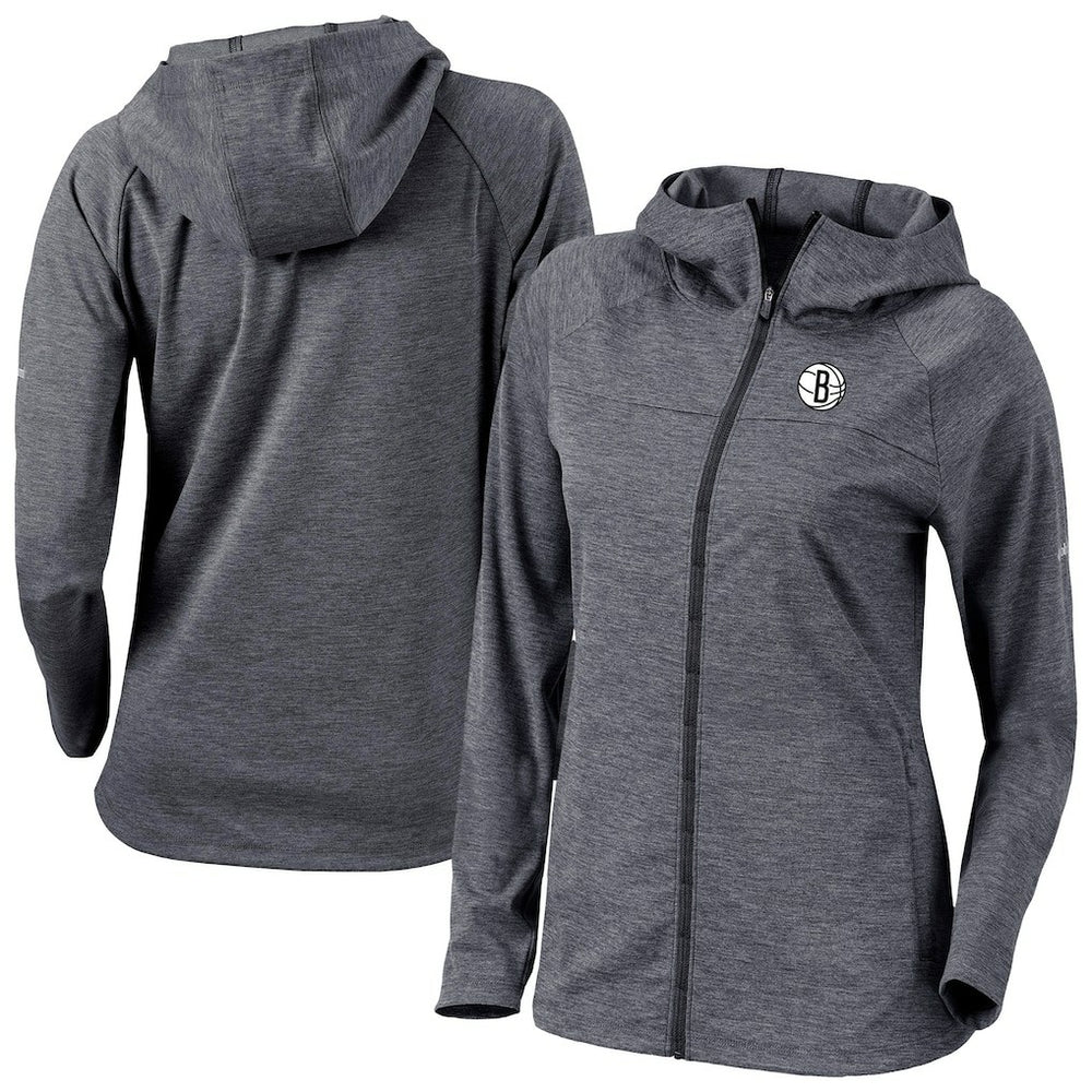 Brooklyn Nets Women's Omni-Wick Half Shot Full-Zip Hooded Jacket Black | Columbia discount