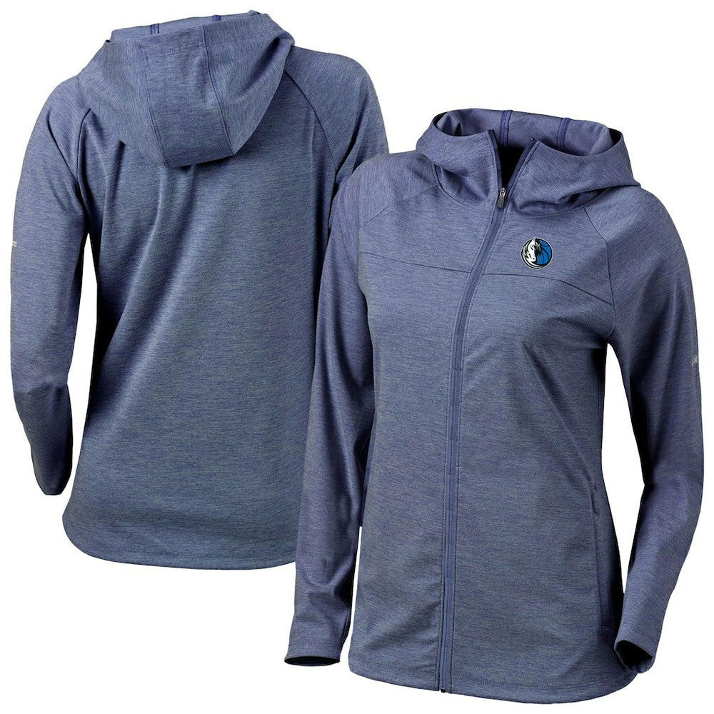 Dallas Mavericks Women's Omni-Wick Half Shot Full-Zip Hooded Jacket for sale Navy | Columbia