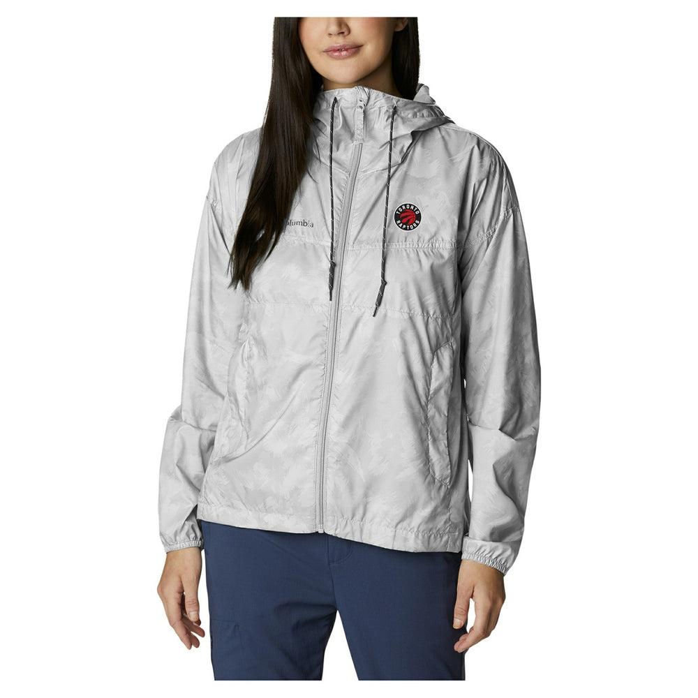 Toronto Raptors Women's Flash Challenger II Omni-Shade Full-Zip Windbreaker Jacket White | Columbia Near Me