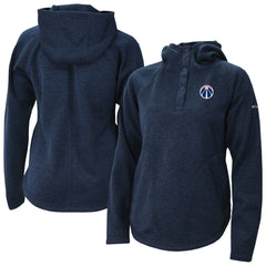 Washington Wizards Women's Sweater Weather Quarter-Snap Hoodie Navy | Columbia online