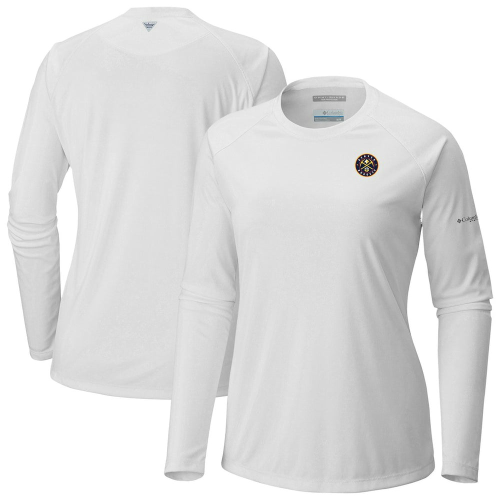 Denver Nuggets Women's Tidal Tee II Long Sleeve T-Shirt for sale White | Columbia outlet