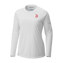 Atlanta Hawks Women's Tidal Tee II Long Sleeve T-Shirt White | Columbia Near Me