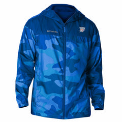 Oklahoma City Thunder Flash Challenger Windbreaker Jacket Blue | Columbia Lifestyle