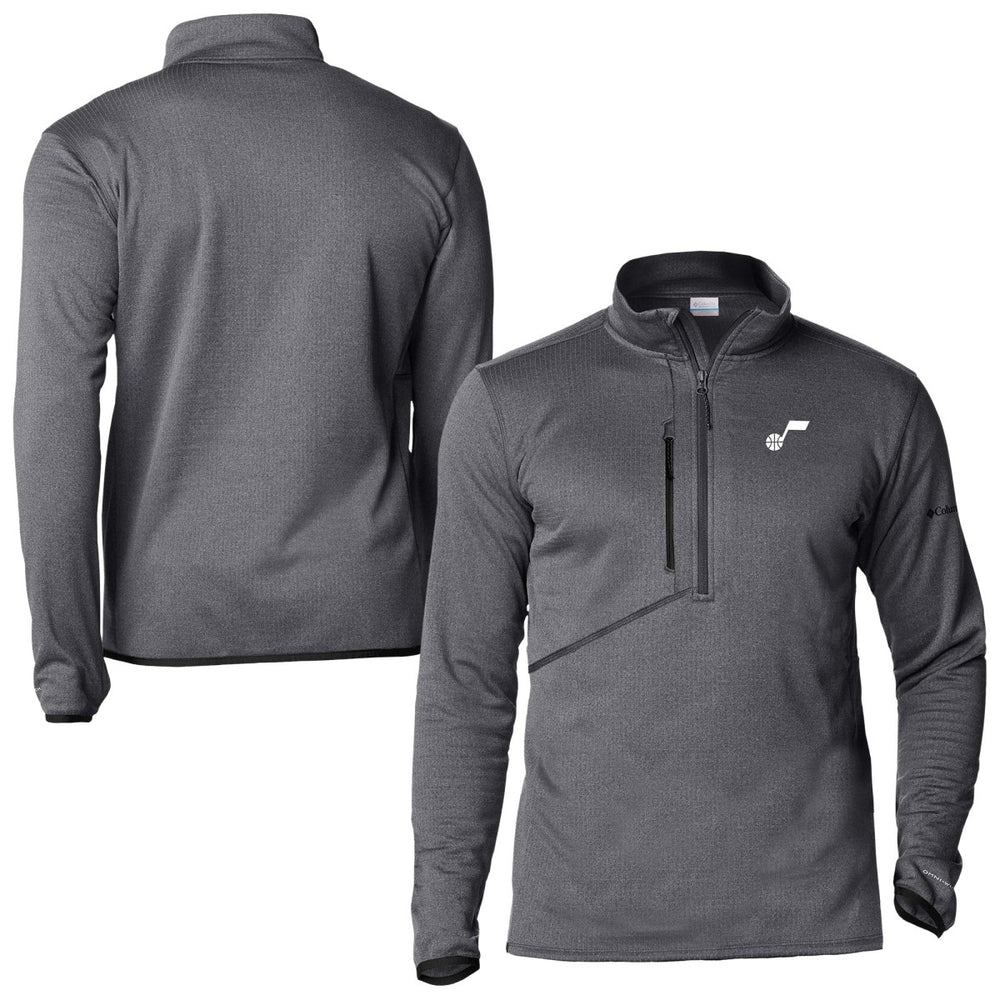 Utah Jazz Park View Fleece Half-Zip Top Black | Columbia