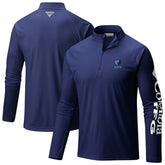 Memphis Grizzlies PFG Terminal Tackle Quarter-Zip Top Navy | Columbia discount