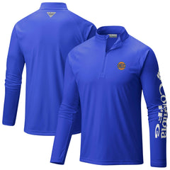 New York Knicks PFG Terminal Tackle Quarter-Zip Top Blue | Columbia Lifestyle