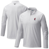 Miami Heat PFG Terminal Tackle Quarter-Zip Top White | Columbia US