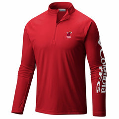 Miami Heat PFG Terminal Tackle Quarter-Zip Top Red | Columbia Near Me