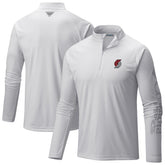 Portland Trail Blazers PFG Terminal Tackle Quarter-Zip Top White | Columbia outlet