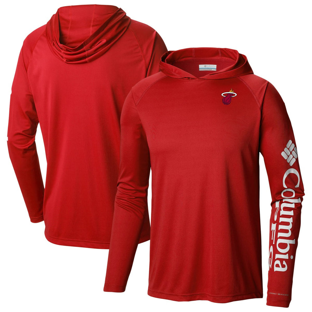 Miami Heat PFG Super Terminal Tackle Hoodie Red | Columbia Near Me