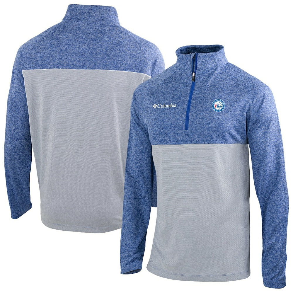 Philadelphia 76ers Omni-Wick Rockin' It Quarter-Zip Top Blue | Columbia Near Me