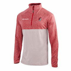 Portland Trail Blazers Omni-Wick Rockin' It Quarter-Zip Top Red | Columbia