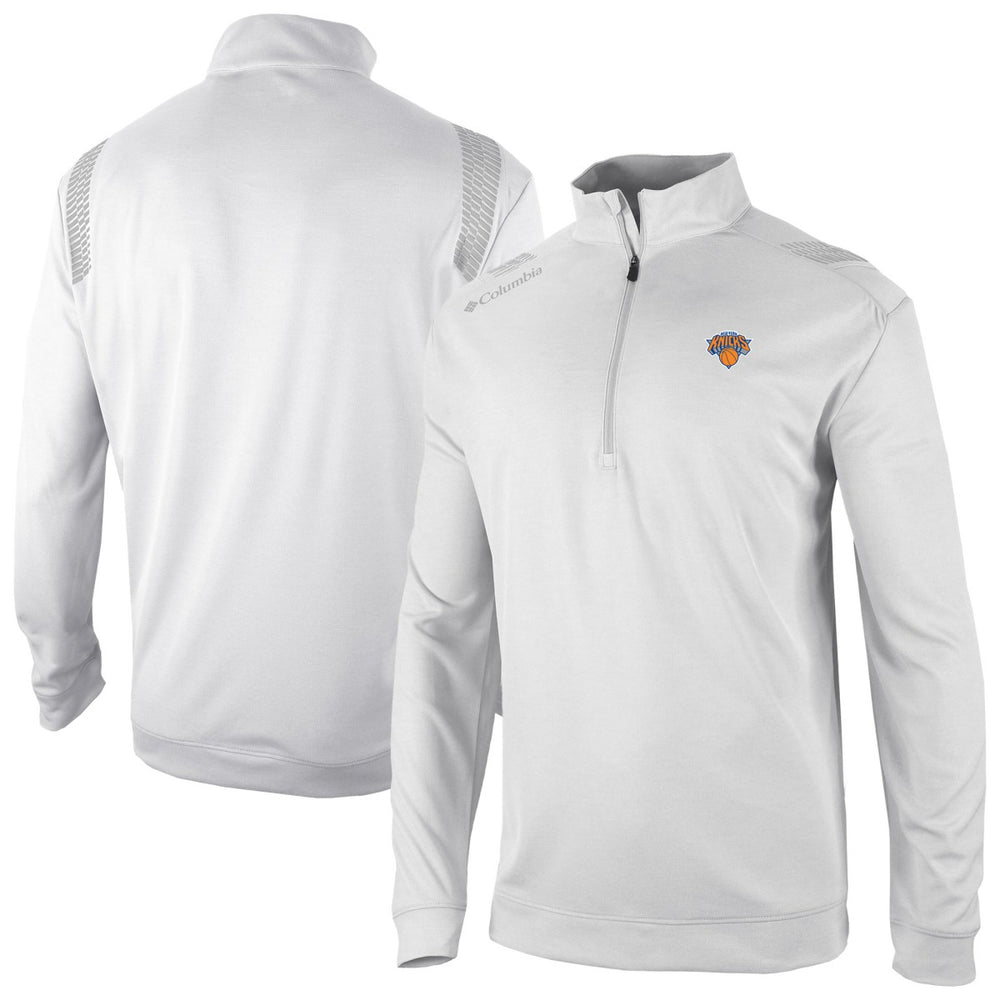 New York Knicks Oakland Downs Omni-Wick Quarter-Zip Top White | Columbia