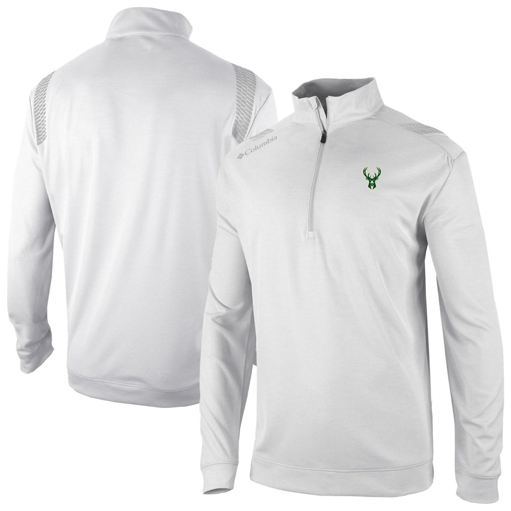 Milwaukee Bucks Oakland Downs Omni-Wick Quarter-Zip Top White | Columbia discount
