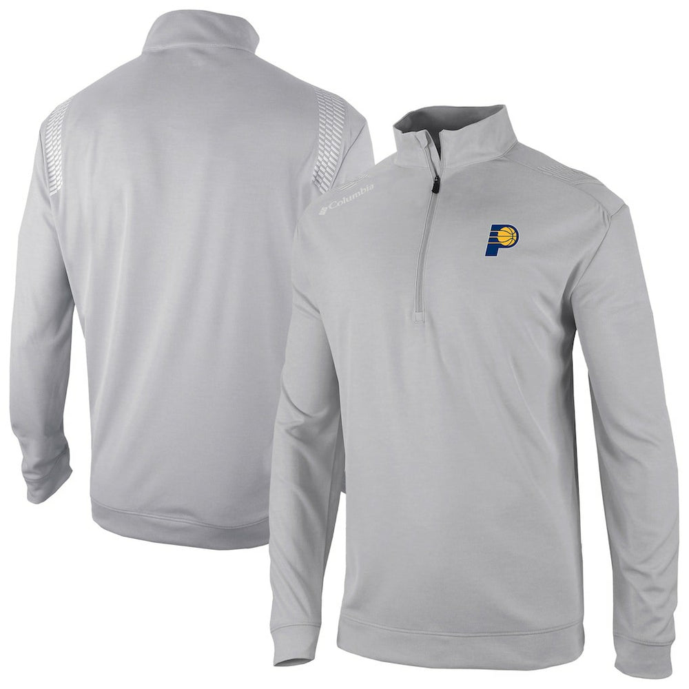 Indiana Pacers Oakland Downs Omni-Wick Quarter-Zip Top Gray | Columbia
