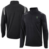 Milwaukee Bucks Oakland Downs Omni-Wick Quarter-Zip Top Black | Columbia
