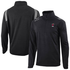 Miami Heat Oakland Downs Omni-Wick Quarter-Zip Top Black | Columbia Lifestyle