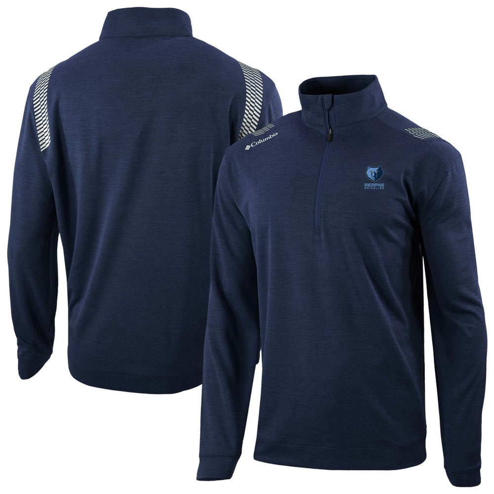 Memphis Grizzlies Oakland Downs Omni-Wick Quarter-Zip Top Navy | Columbia