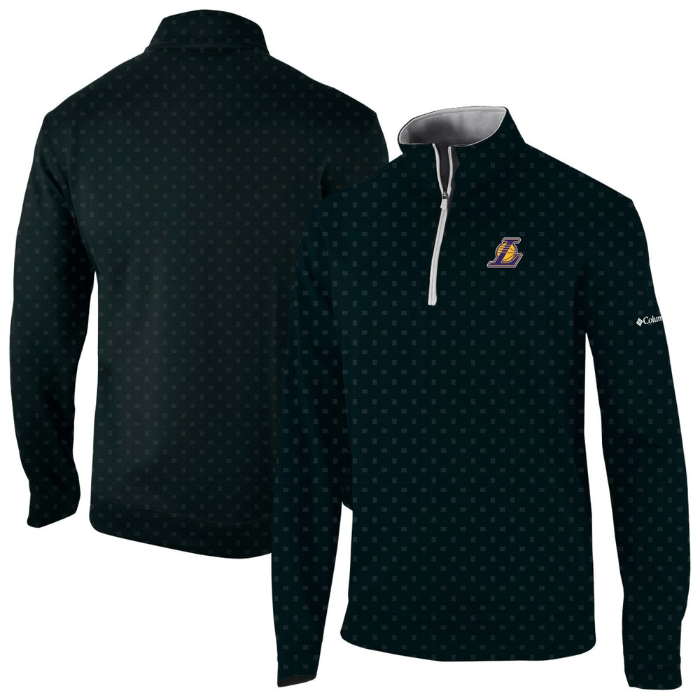 Los Angeles Lakers Wickham Hills Omni-Wick Quarter-Zip Jacket Black | Columbia for sale