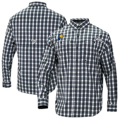 Indiana Pacers Super Tamiami Omni-Shade Long Sleeve Button-Down Shirt Navy | Columbia discount
