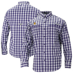 Los Angeles Lakers Super Tamiami Omni-Shade Long Sleeve Button-Down Shirt Purple | Columbia outlet