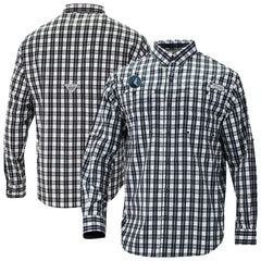 Minnesota Timberwolves Super Tamiami Omni-Shade Long Sleeve Button-Down Shirt Navy | Columbia outlet
