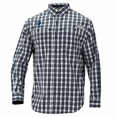 Memphis Grizzlies Super Tamiami Omni-Shade Long Sleeve Button-Down Shirt Navy | Columbia Lifestyle