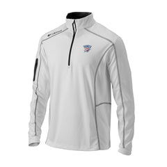 Oklahoma City Thunder Omni-Wick Shotgun Quarter-Zip Jacket White | Columbia for sale