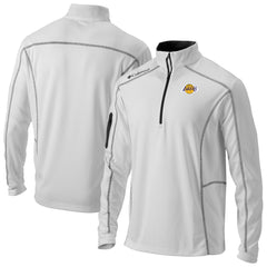 Los Angeles Lakers Omni-Wick Shotgun Quarter-Zip Jacket White | Columbia Lifestyle