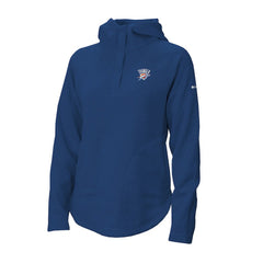 Oklahoma City Thunder Women's Sweater Weather Quarter-Snap Hoodie Blue | Columbia Near Me